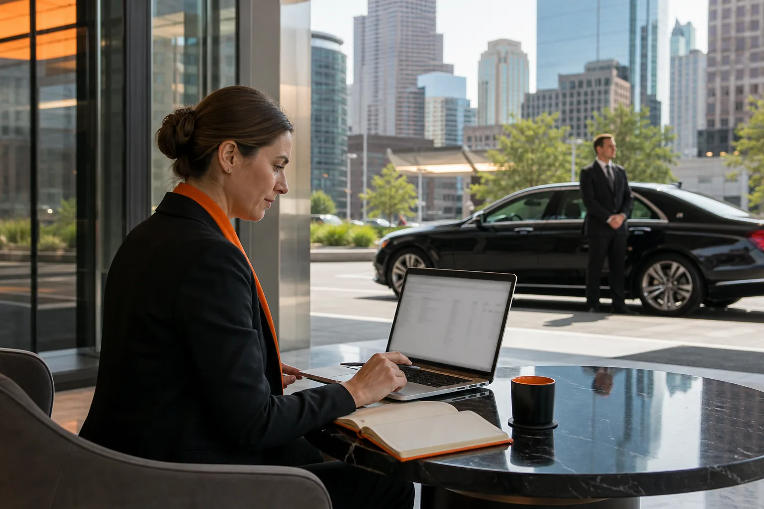 Corporate executive sedan booking details in Minneapolis