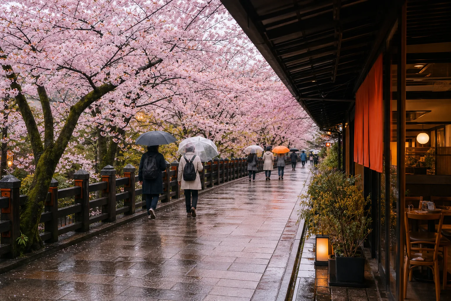 Weather-proof Japan cherry blossom itinerary after rain