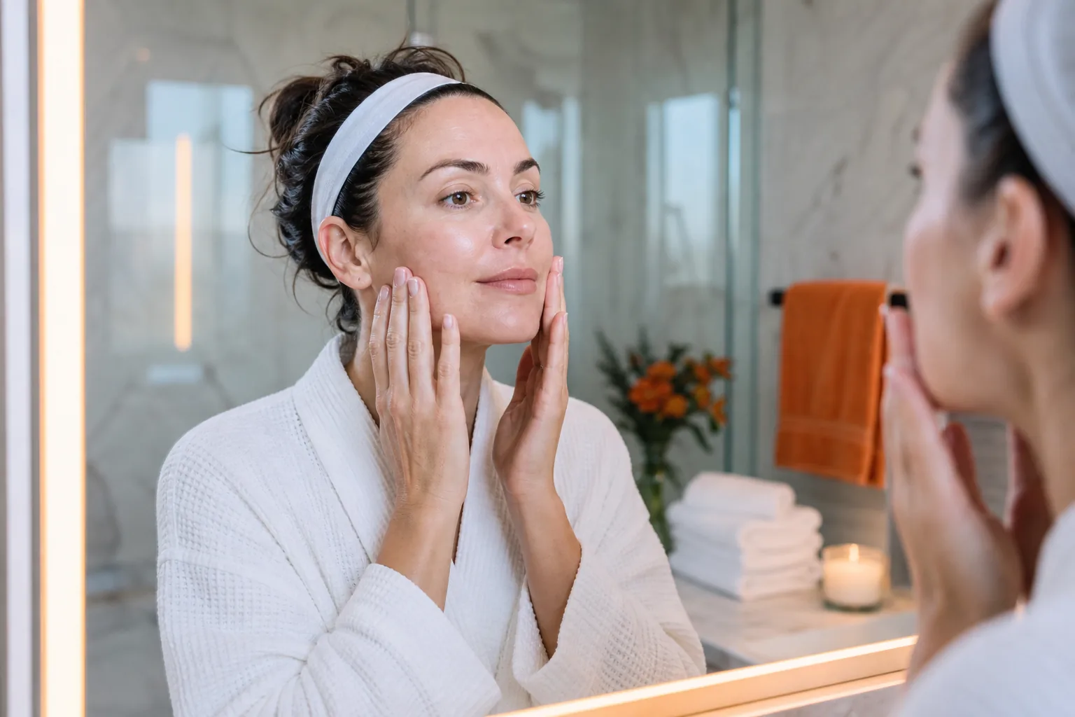 Med spa treatment aftercare and personalized skincare routine in Edmond.