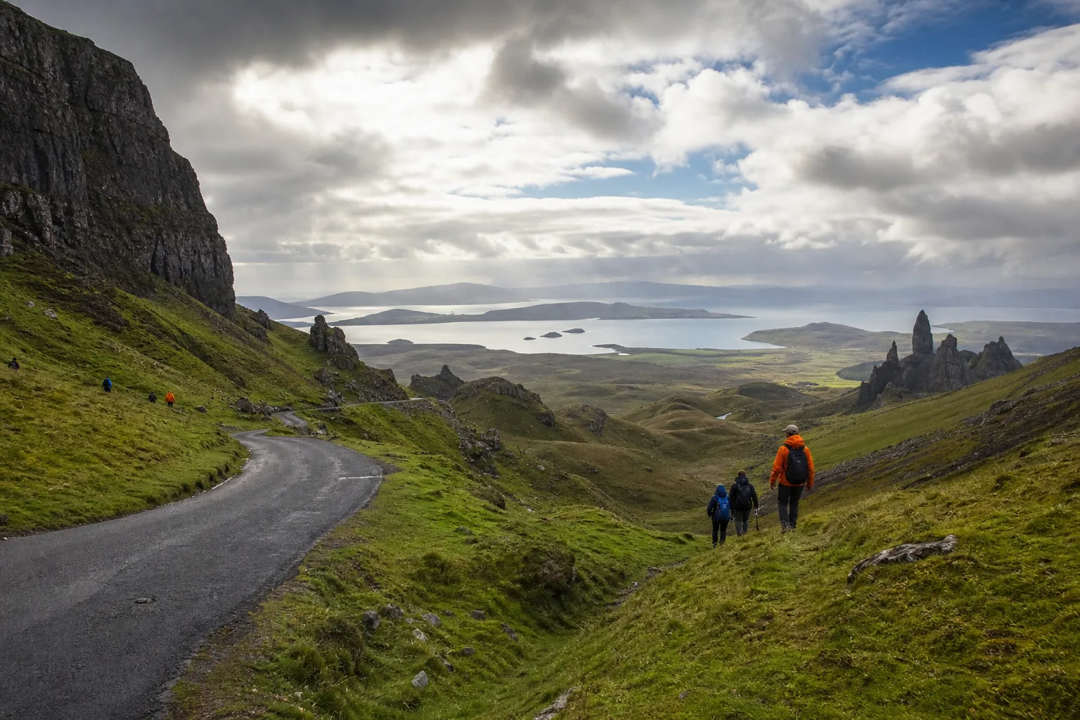 Isle of Skye road trip near Portree