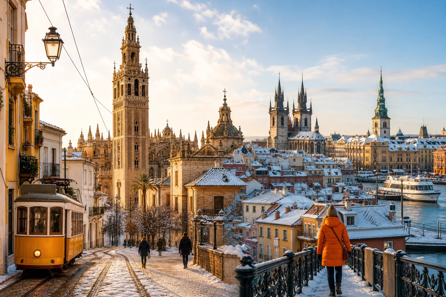 Comparison of European cities for winter travel