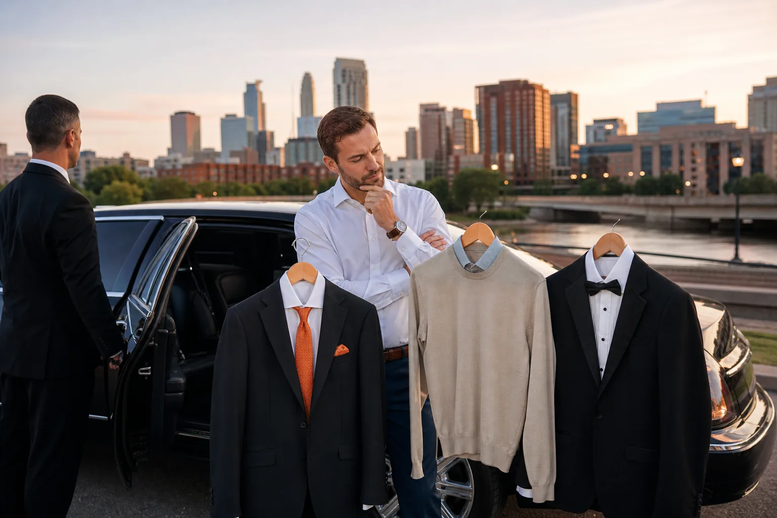 What to wear in a limo for business travel and special events