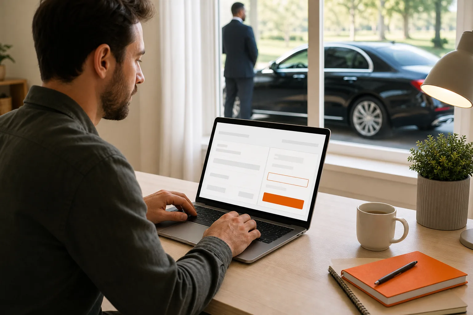 Applying an airport car service discount code during a Minneapolis transportation booking.