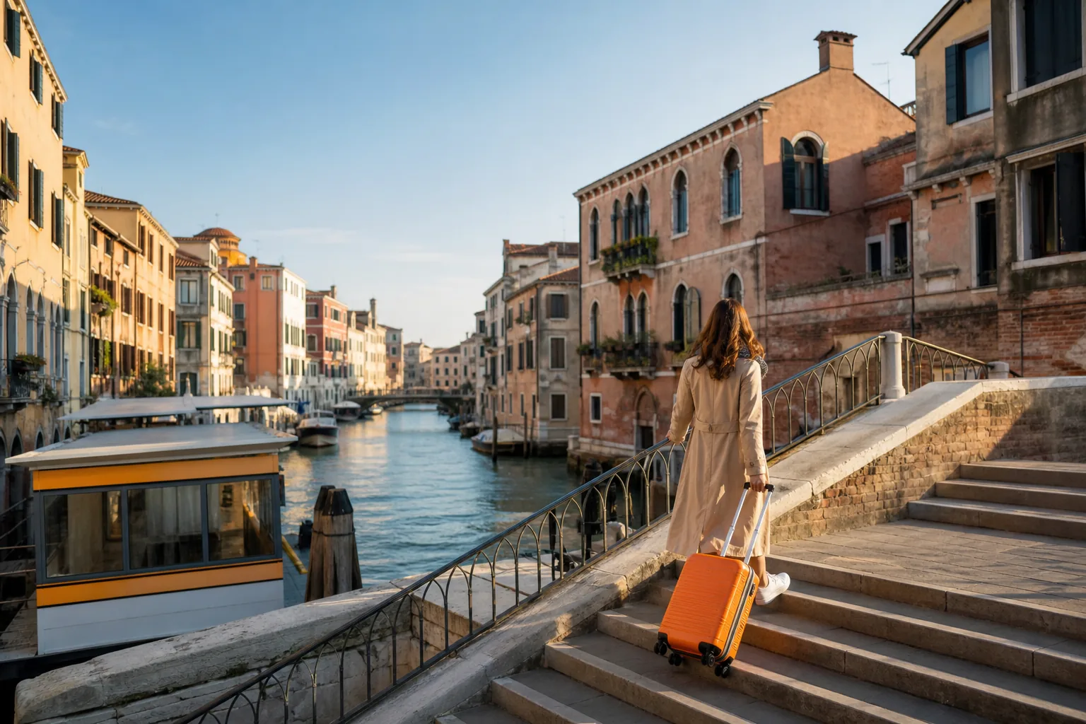 Venice neighborhoods and arrival route for a two-day itinerary