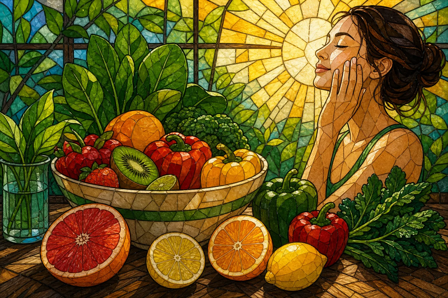 Food‑first vitamin C skin health routine