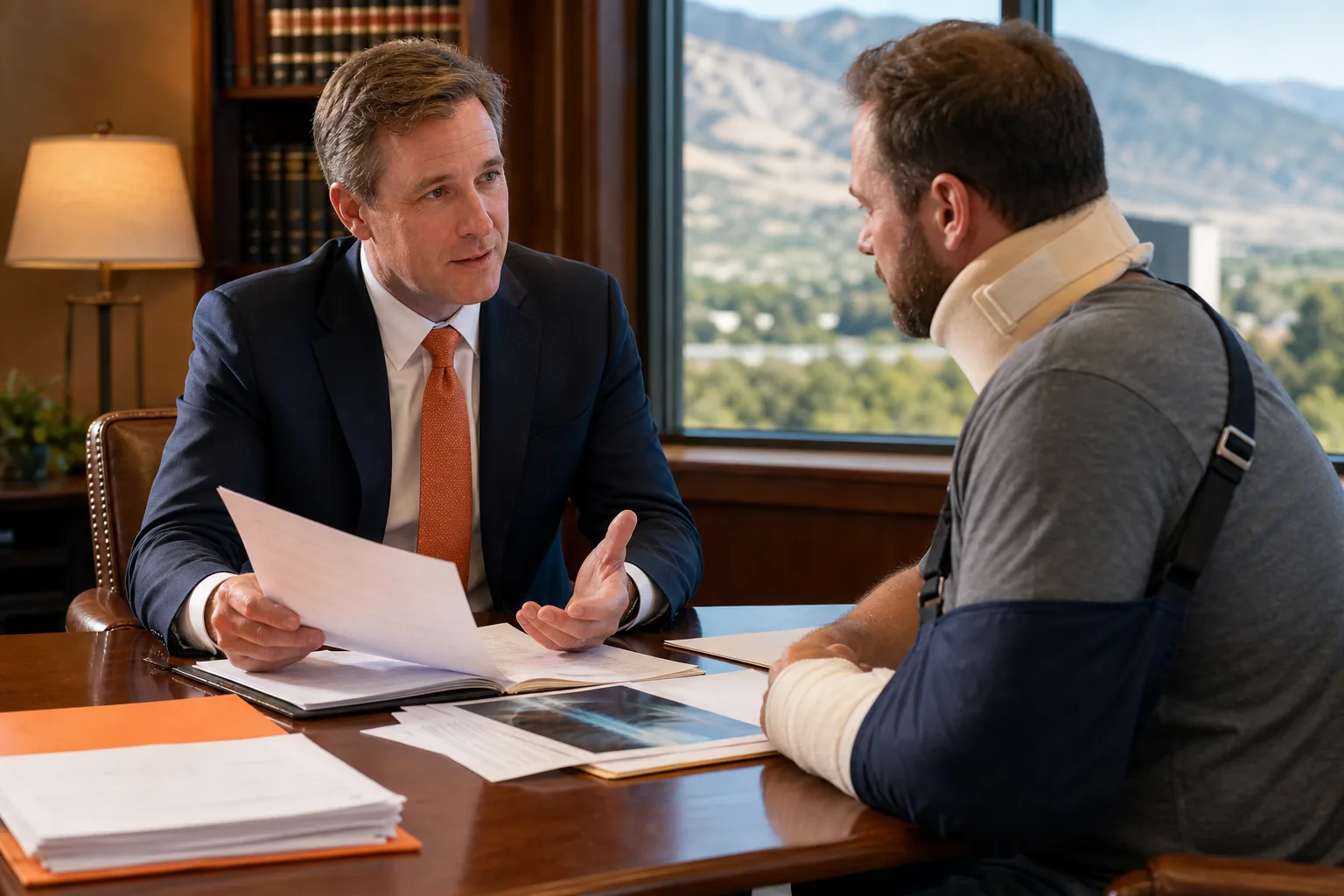 Utah car accident settlement negotiation with personal injury attorney