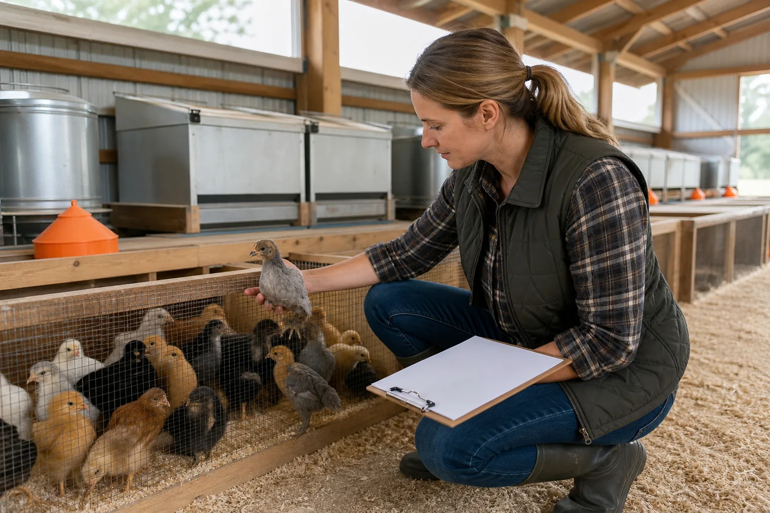 Verifying a local poultry supplier before buying beginner chicken breeds.