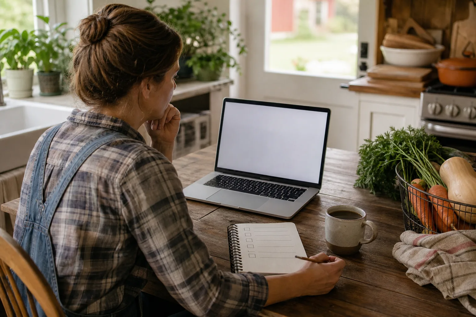 Checking homesteading workshop details before registration