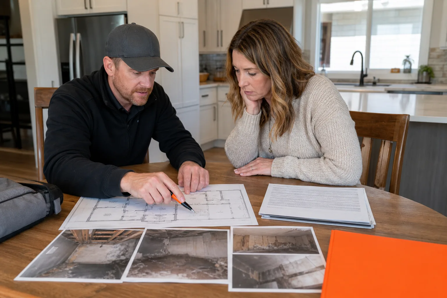 Documenting basement water damage for an insurance claim