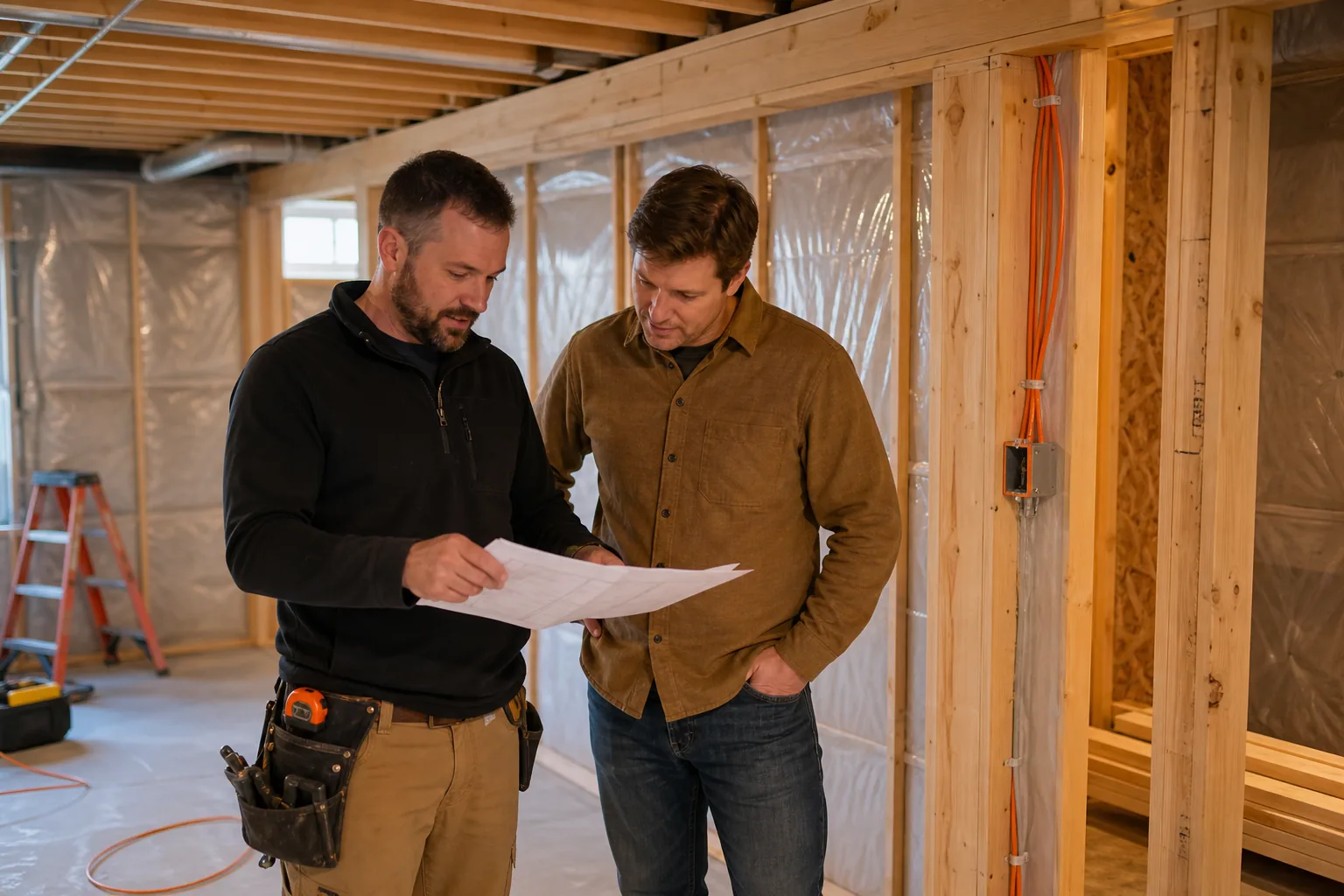 Basement repair and rebuilding after flood damage in Utah
