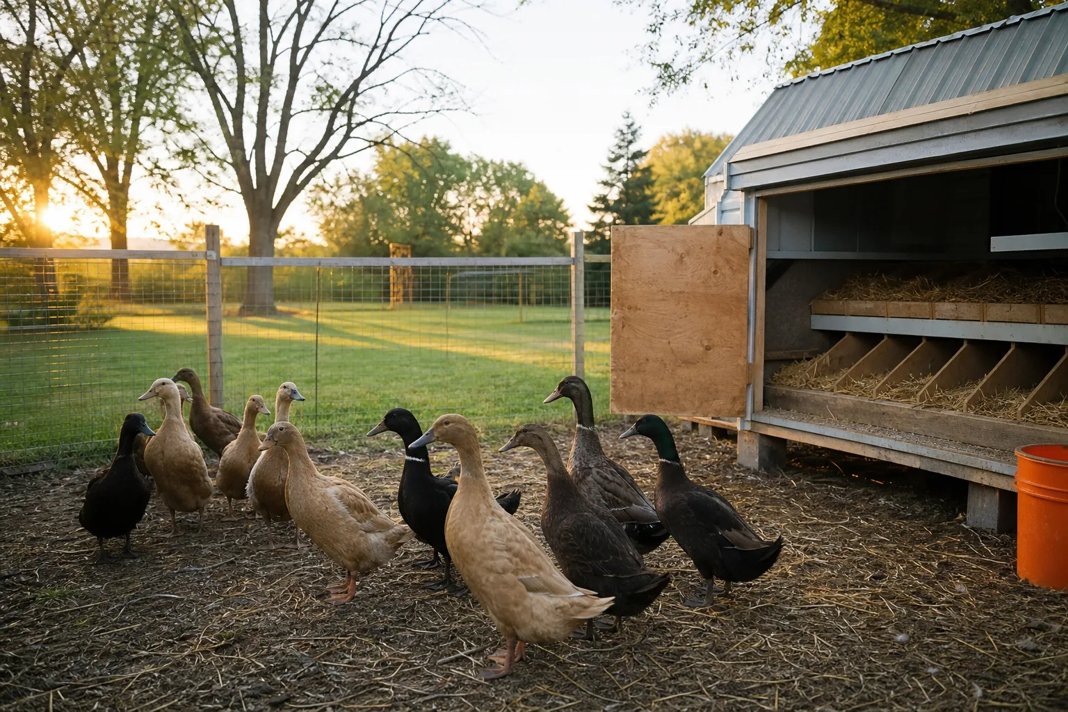 Best backyard ducks for egg production in a secure homestead flock.