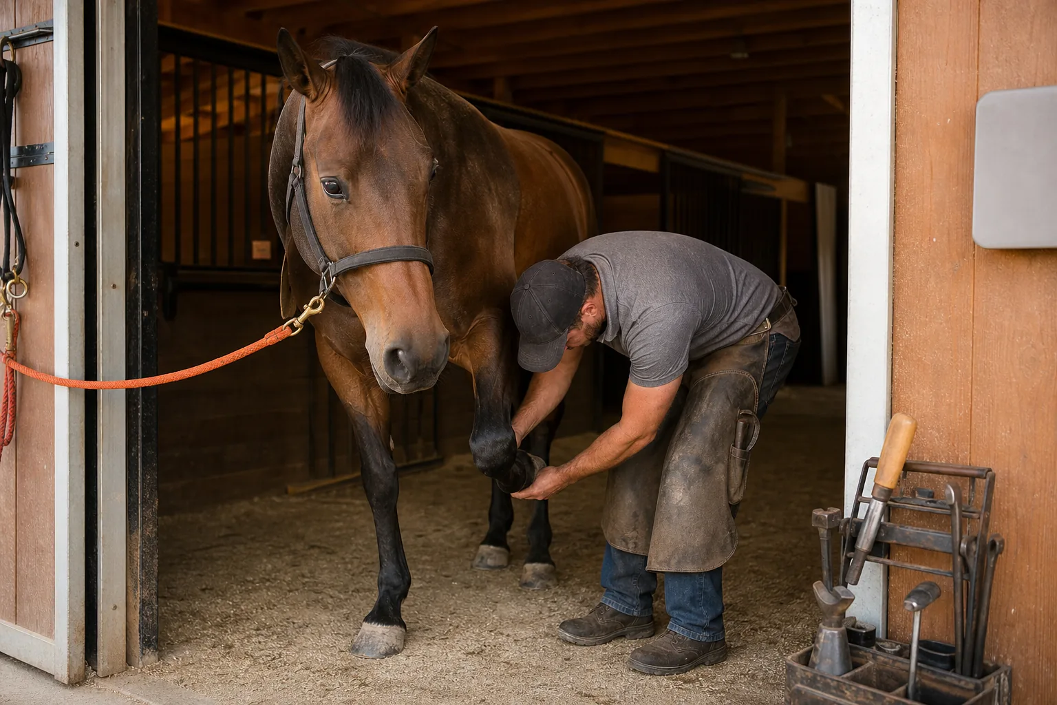 Best farrier near me step 5: prepare your horse and confirm the first visit