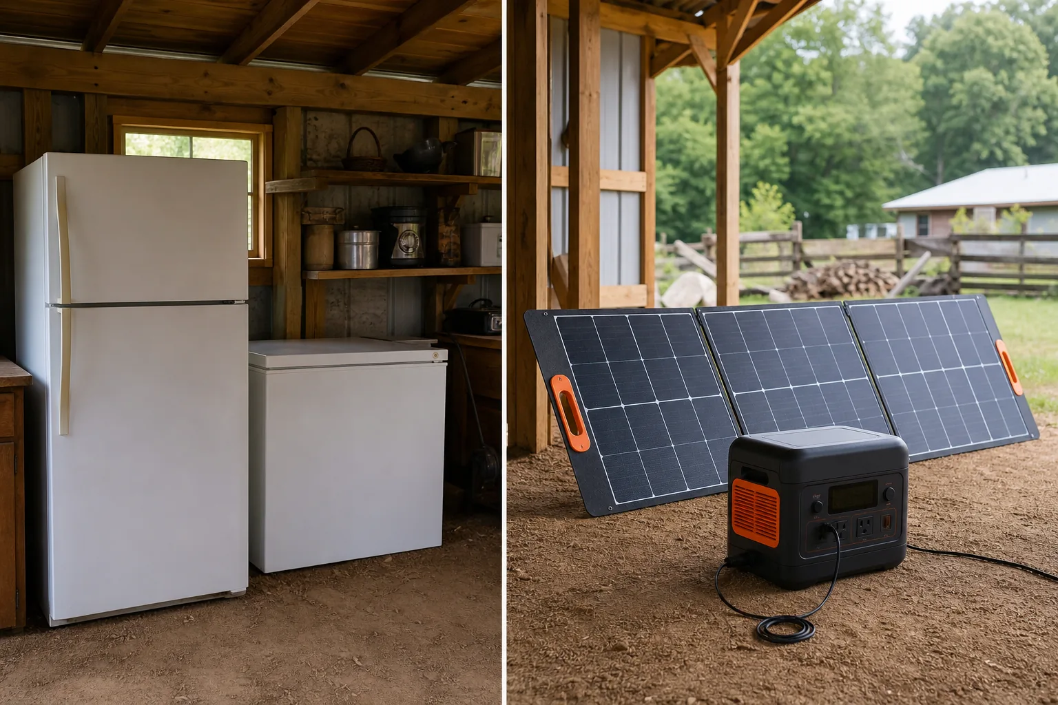 Comparing portable solar generator kits for homestead backup.