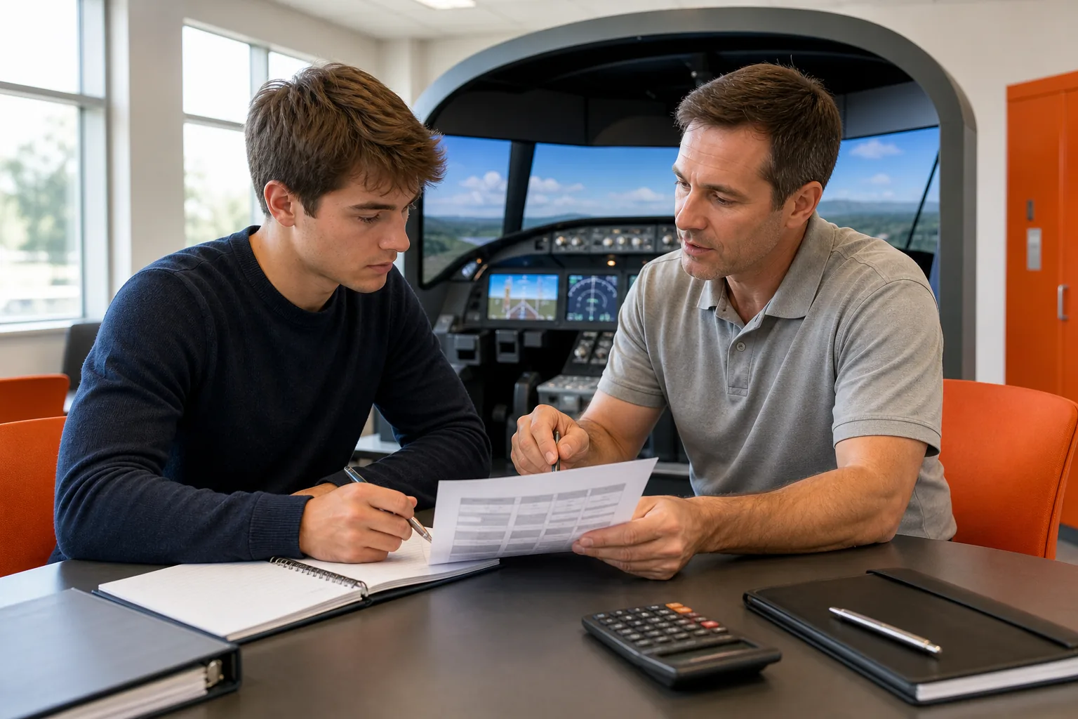Pilot training budget planning for aviation scholarship funds