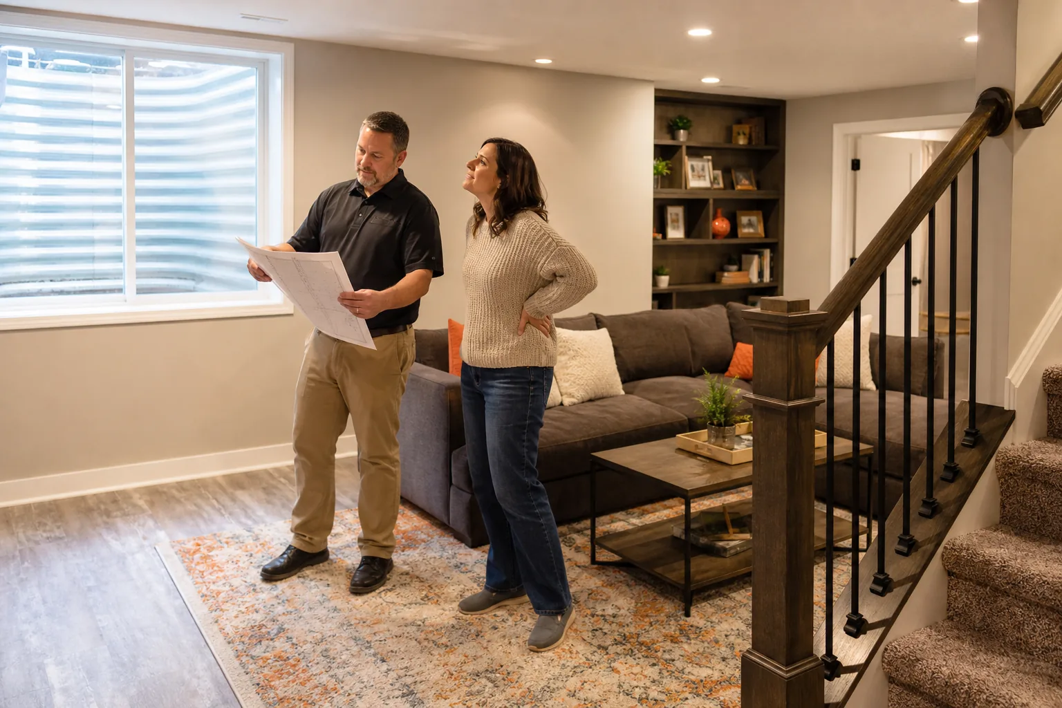 Final inspection for a finished Utah basement permit
