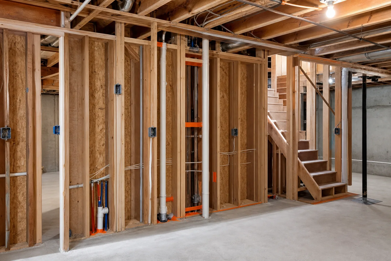 Utah basement fire blocking inspection during a home remodel