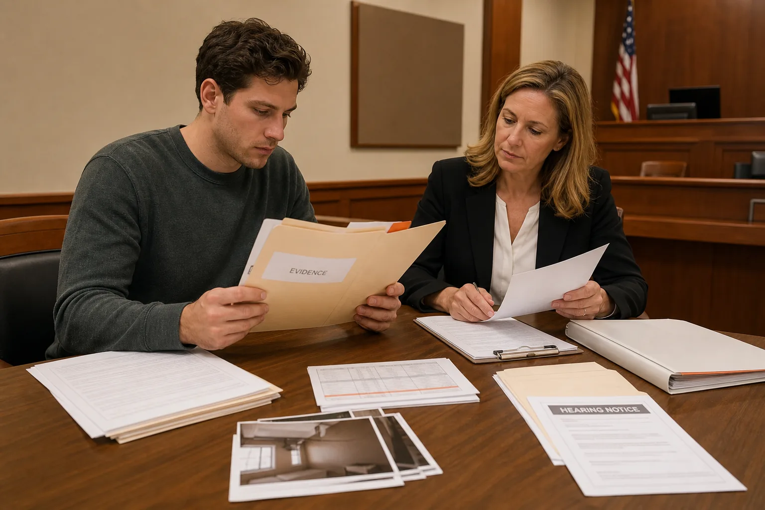 Preparing evidence for a Utah eviction hearing