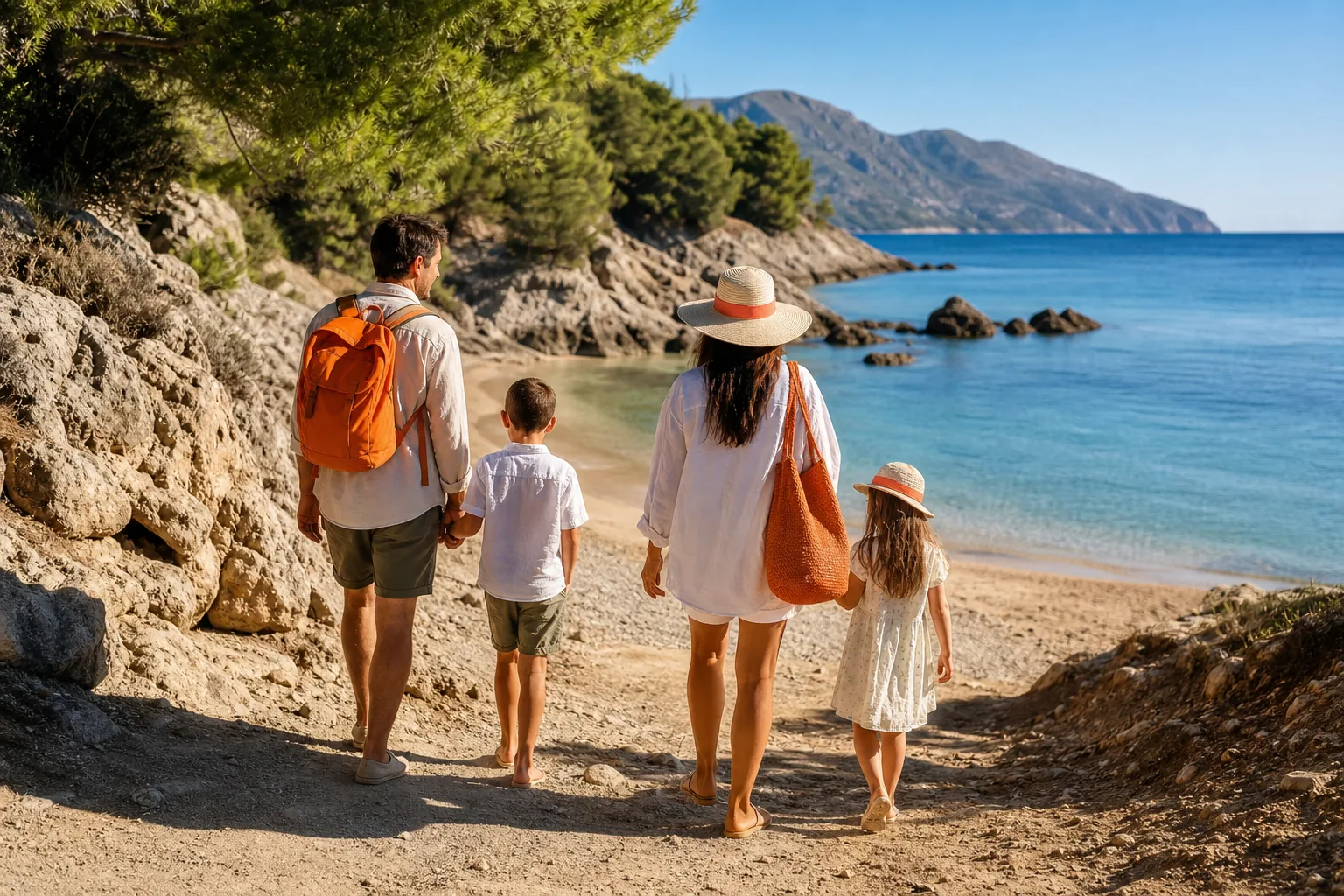 Family beach holiday on Crete or Corfu
