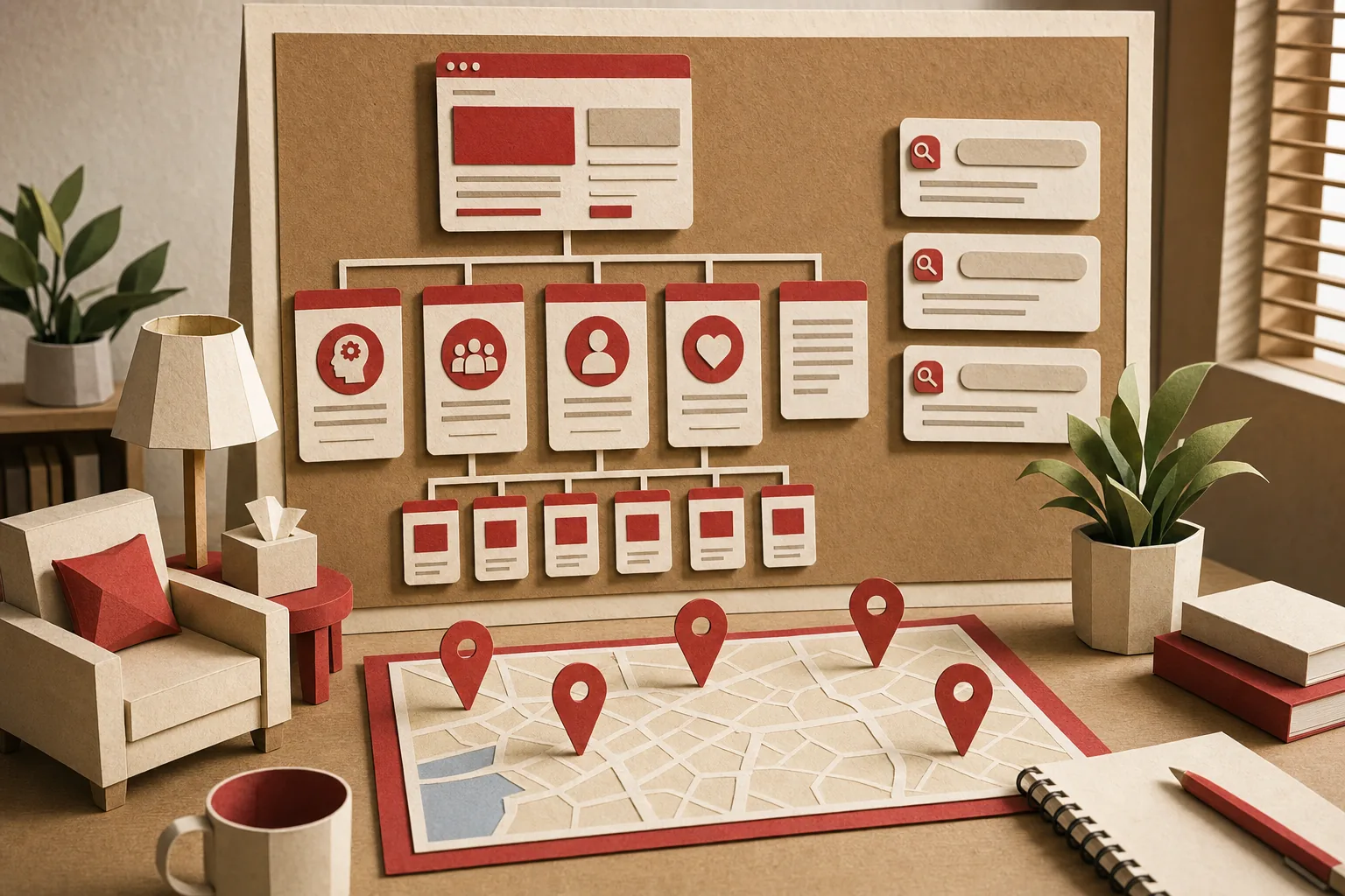 SEO structure for a multi-location therapy practice