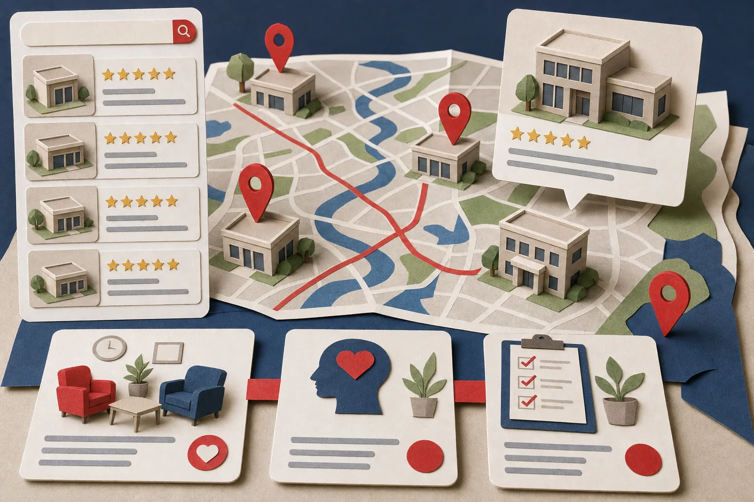 Local SEO and Google Business Profile strategy for therapy offices
