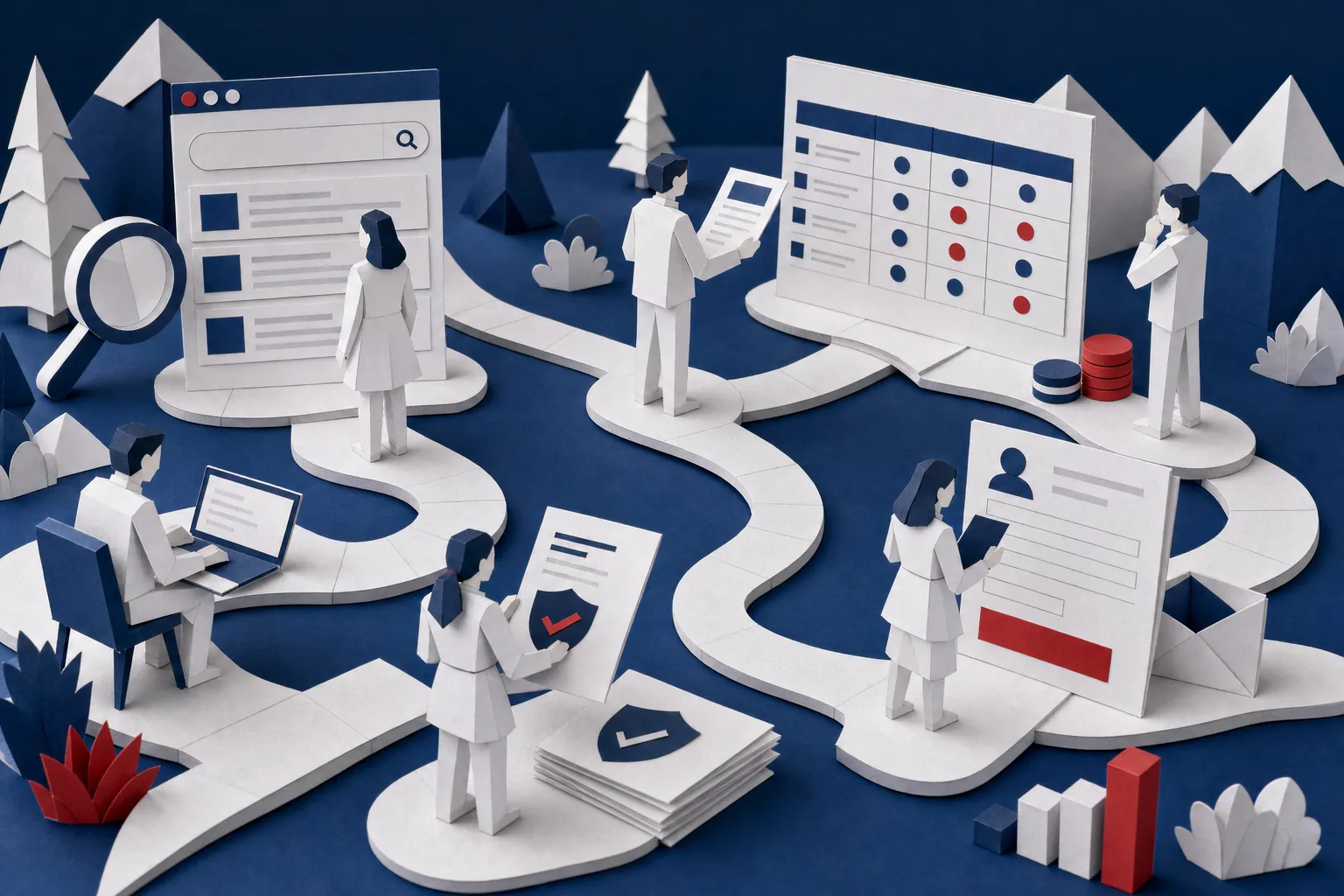 B2B SaaS SEO acquisition system across the buyer journey.