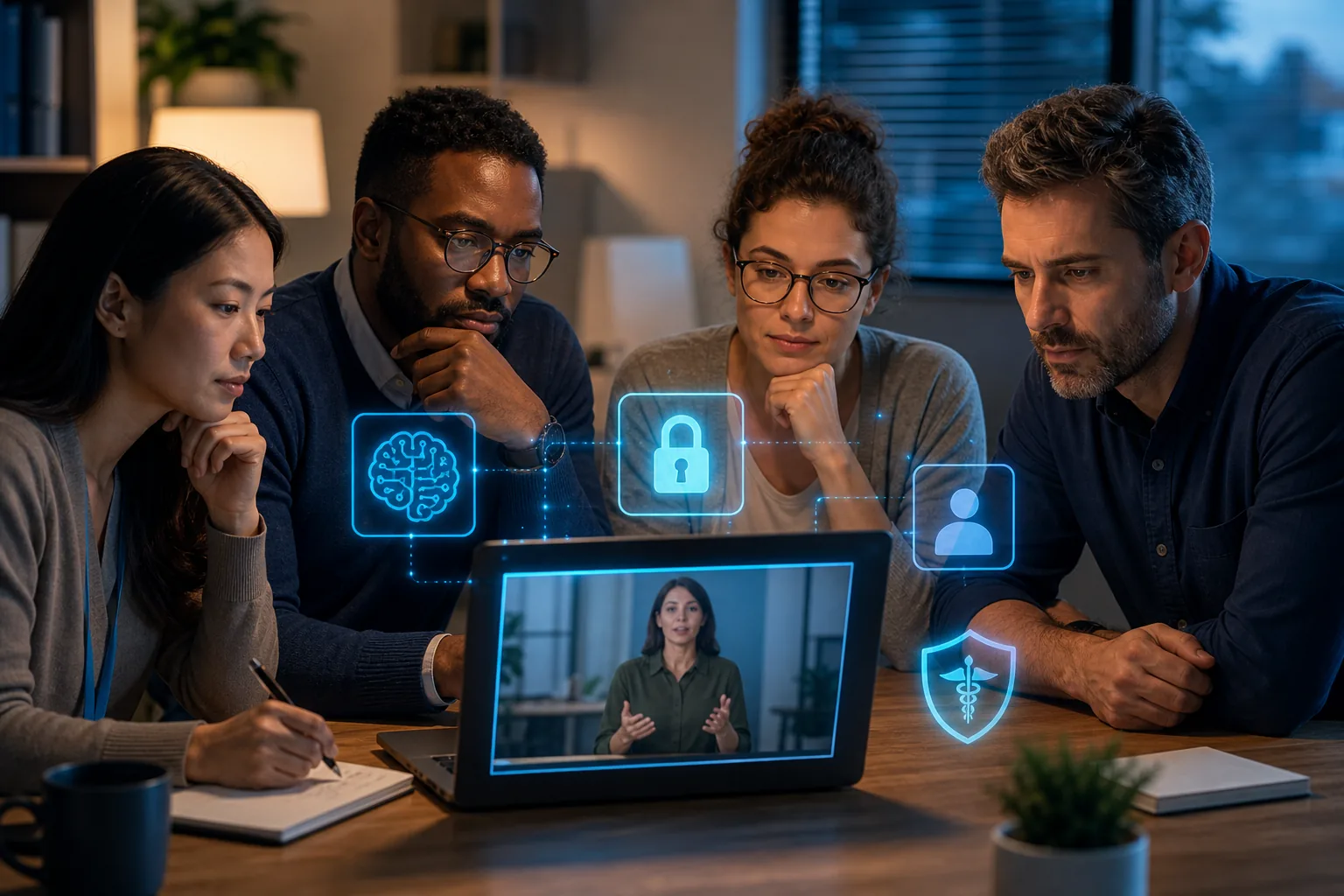 Staff training on HIPAA compliance and AI tools for therapy practice
