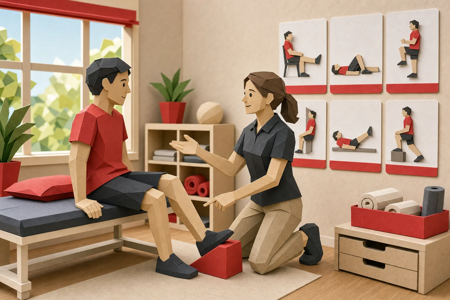 educational physical therapy content and patient exercise guidance