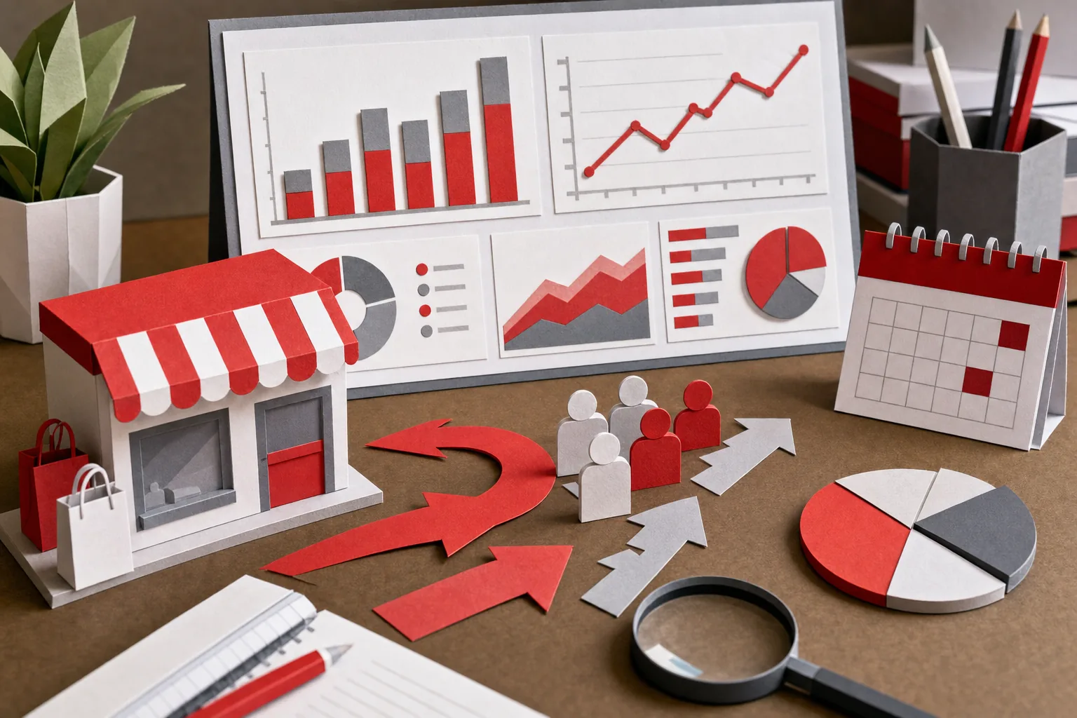 ecommerce traffic measurement dashboard and online store analytics