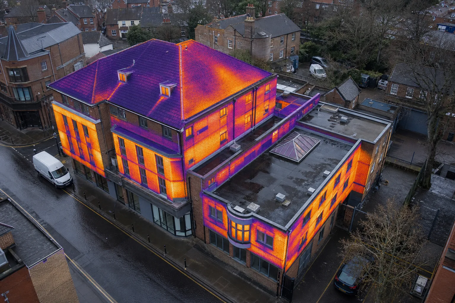 Building defect survey thermal imaging overview