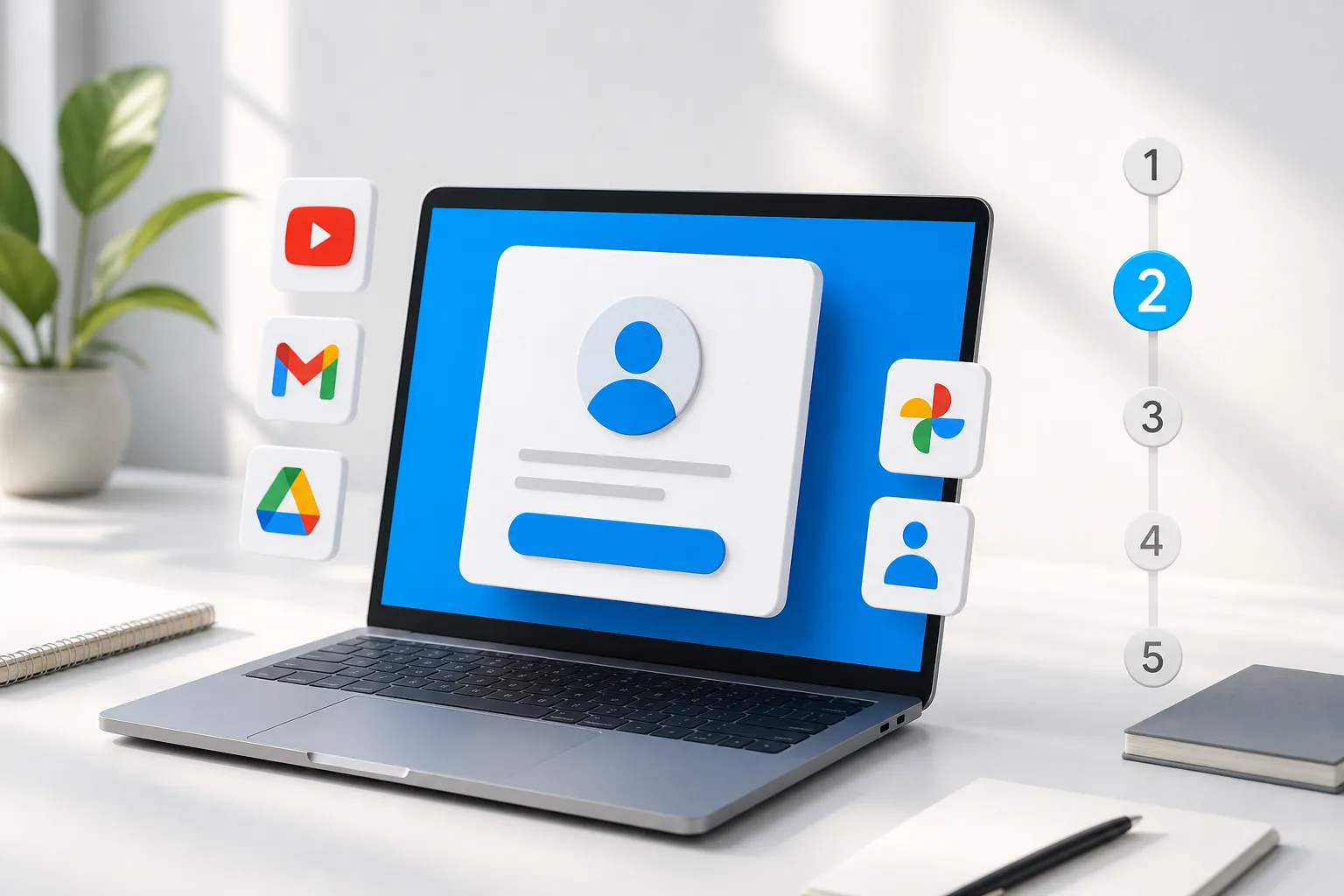 How to create a youtube channel step 2: create a google account or youtube brand account