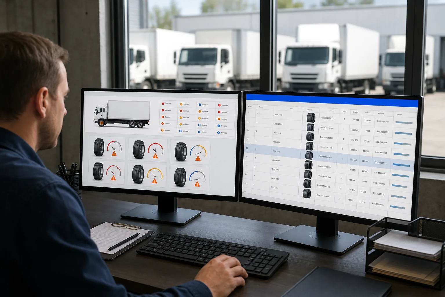 Fleet tire data management