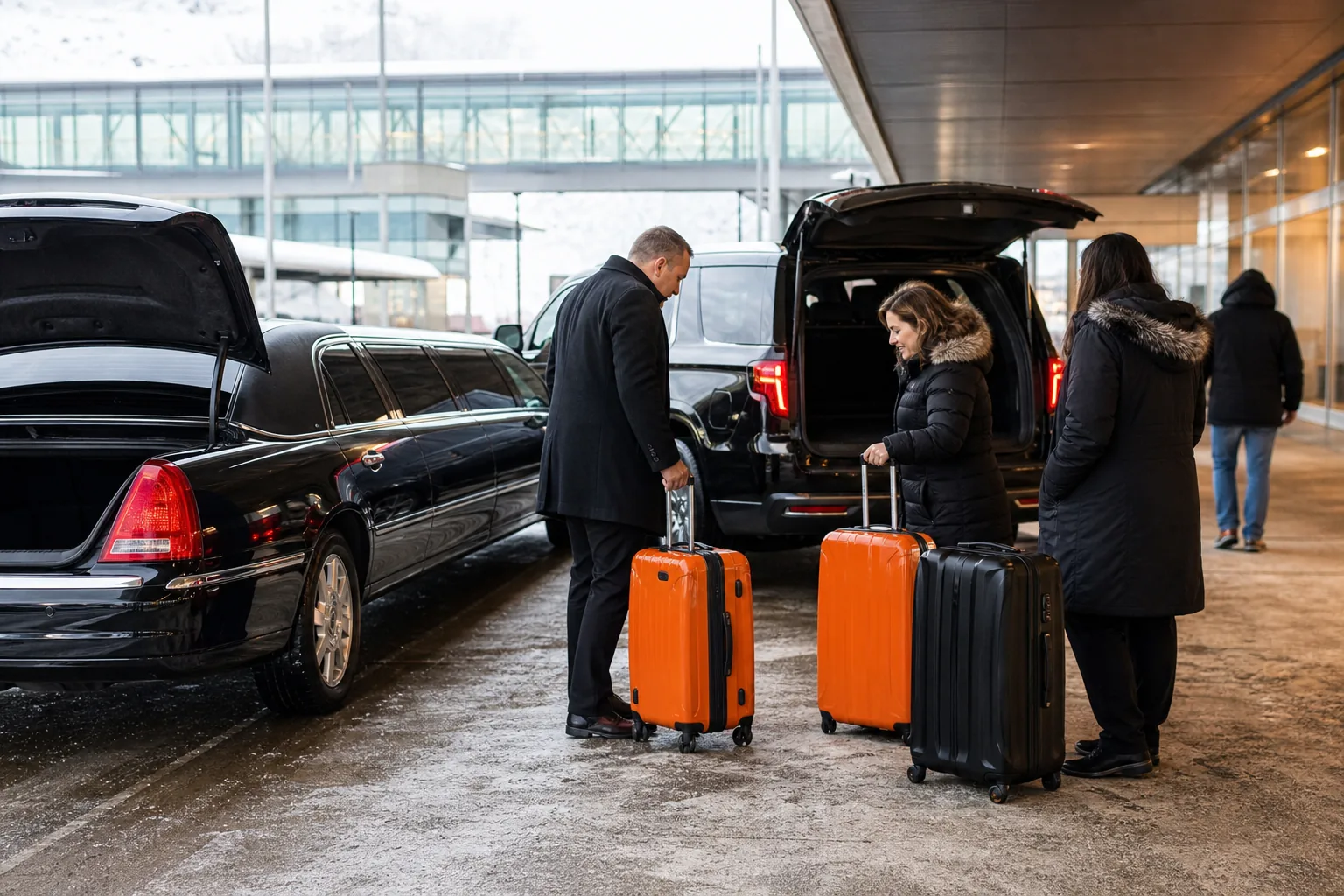 Town car vs SUV airport transfer luggage comparison in Minneapolis