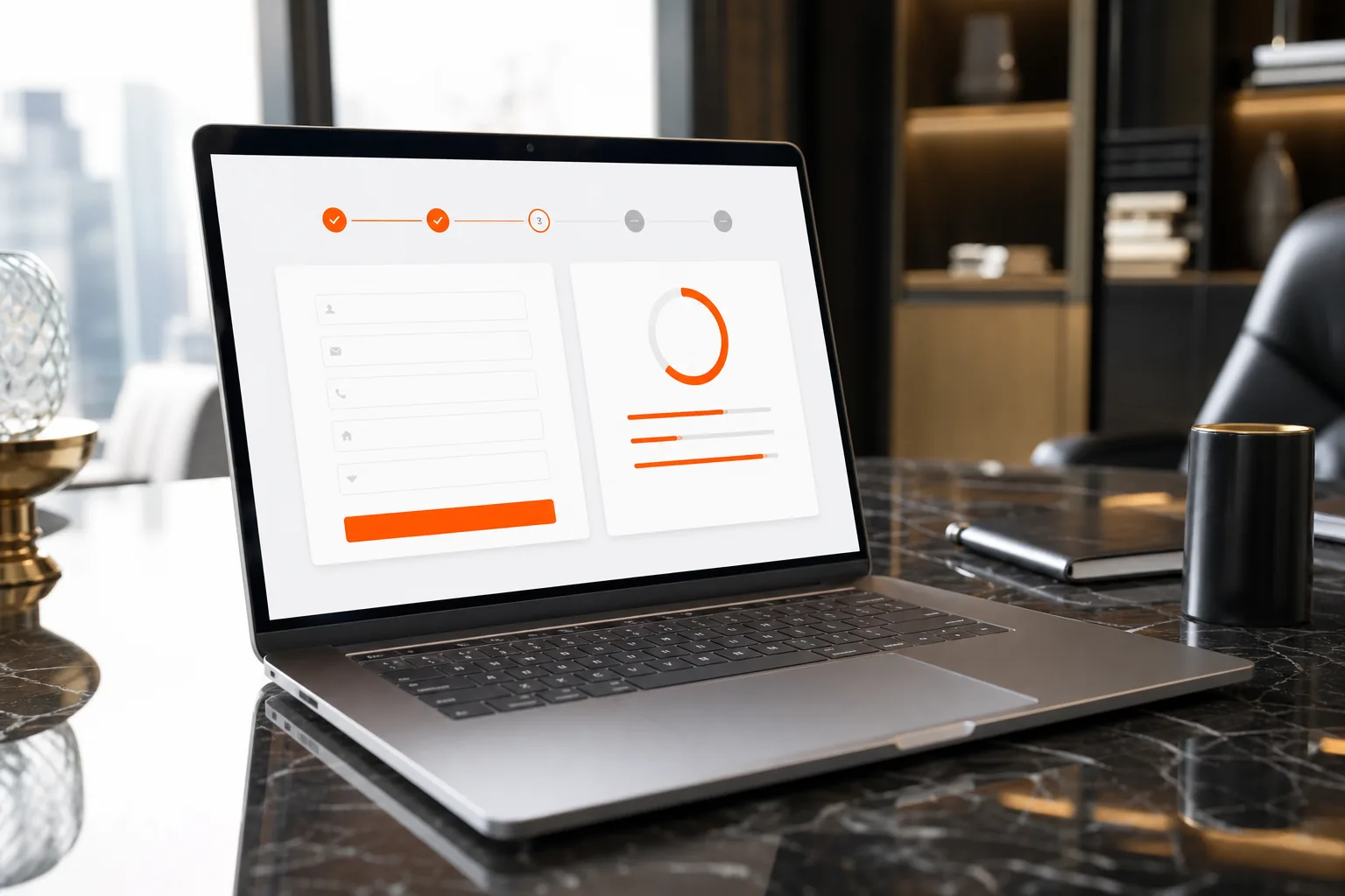 Interactive lead capture funnel for luxury brands
