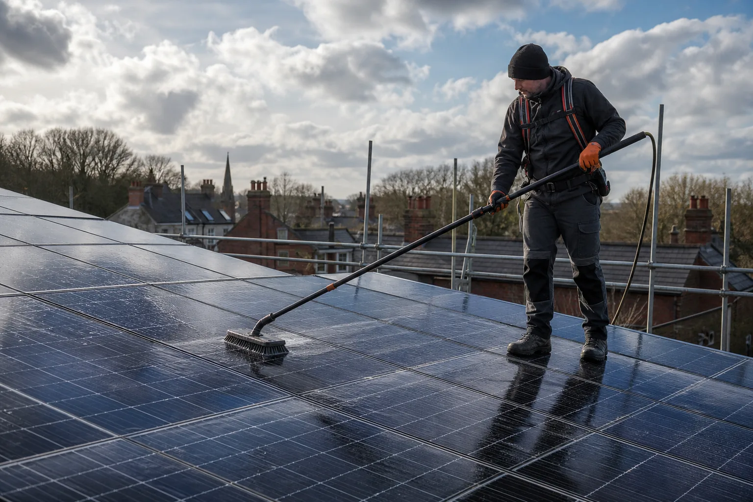 Solar panel cleaning service what a solar panel cleaning service involves
