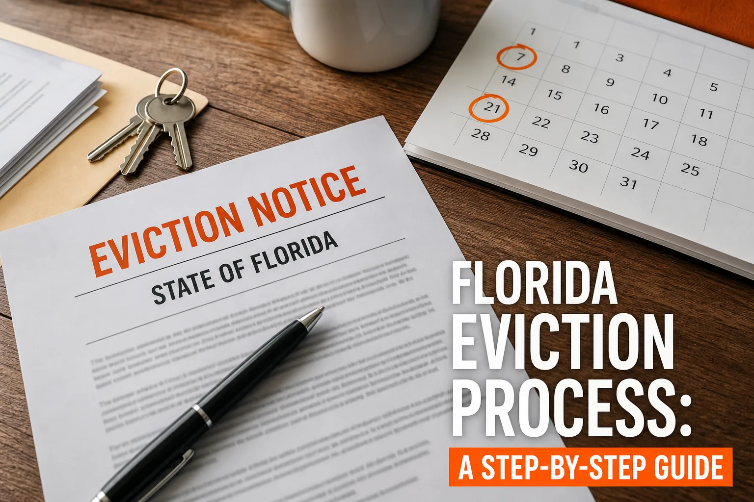 "Florida eviction notice with deadline"