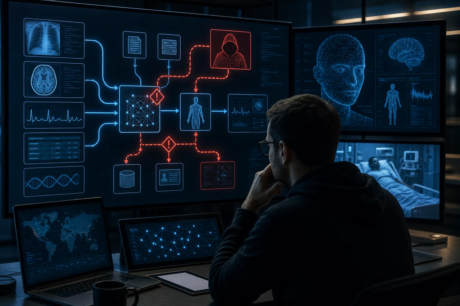 Risks of AI penetration testing in clinical AI applications
