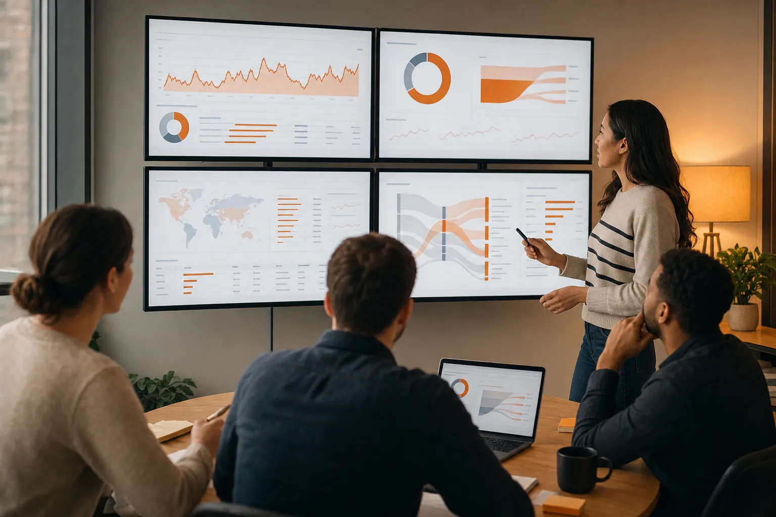 SEO traffic and conversion path audit dashboard