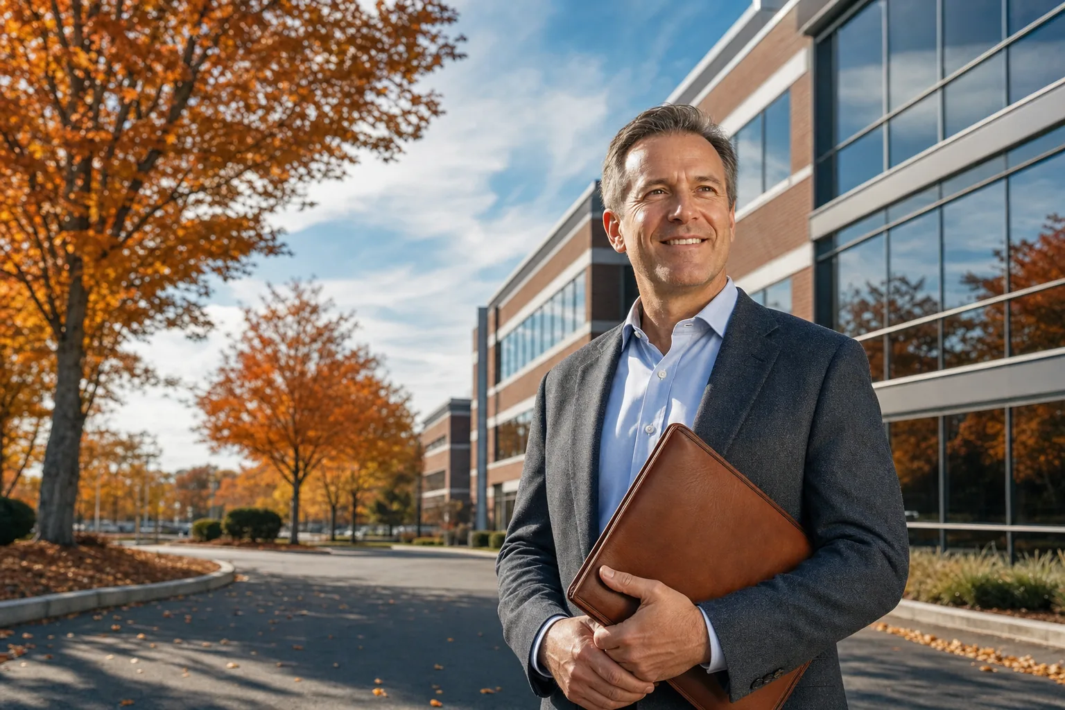 Market valuation and exit planning for a Greater Boston office building investment.