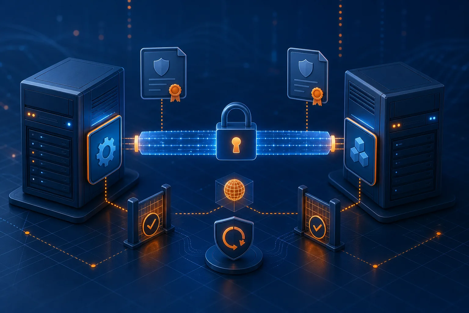 TLS scopes and replay protection for secure API requests