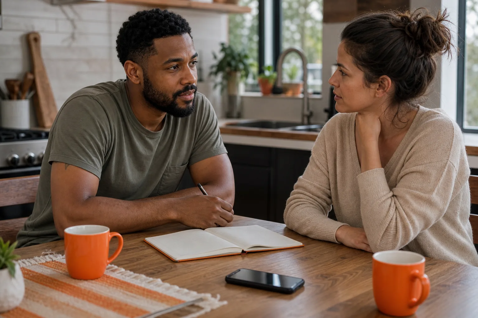 Calm communication with ex‑partner
