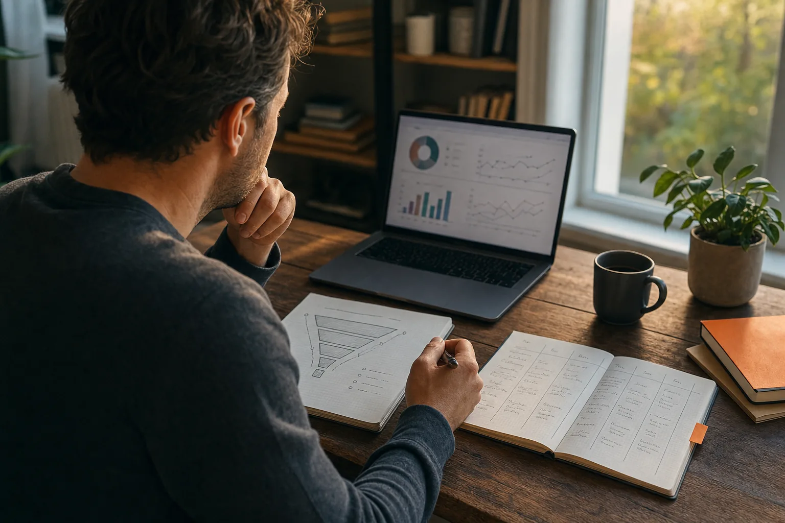 SaaS founder measuring go-to-market experiments and improving customer conversion.