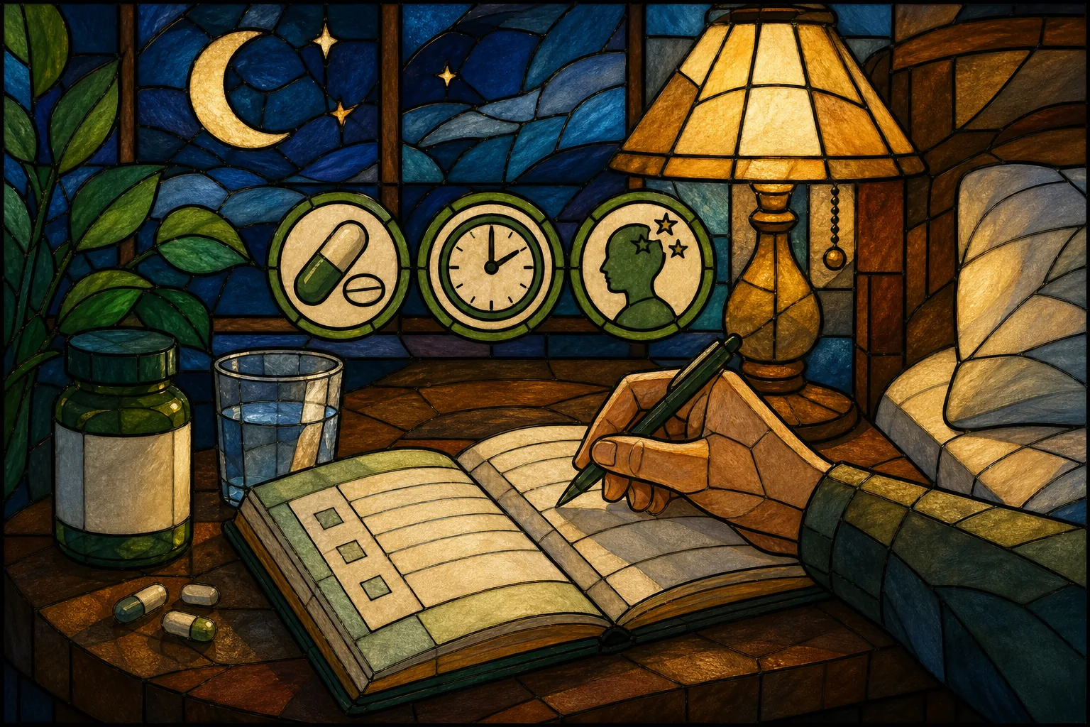 Tracking magnesium sleep aid usage visual