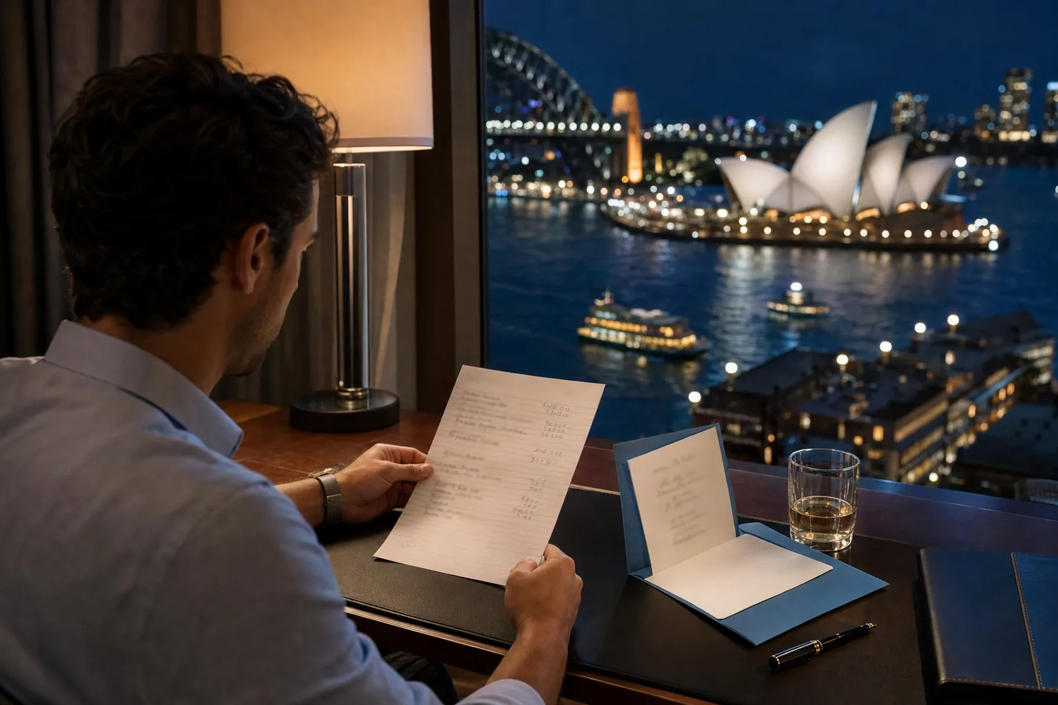 Sydney visitor checking the full cost of a luxury companionship booking.