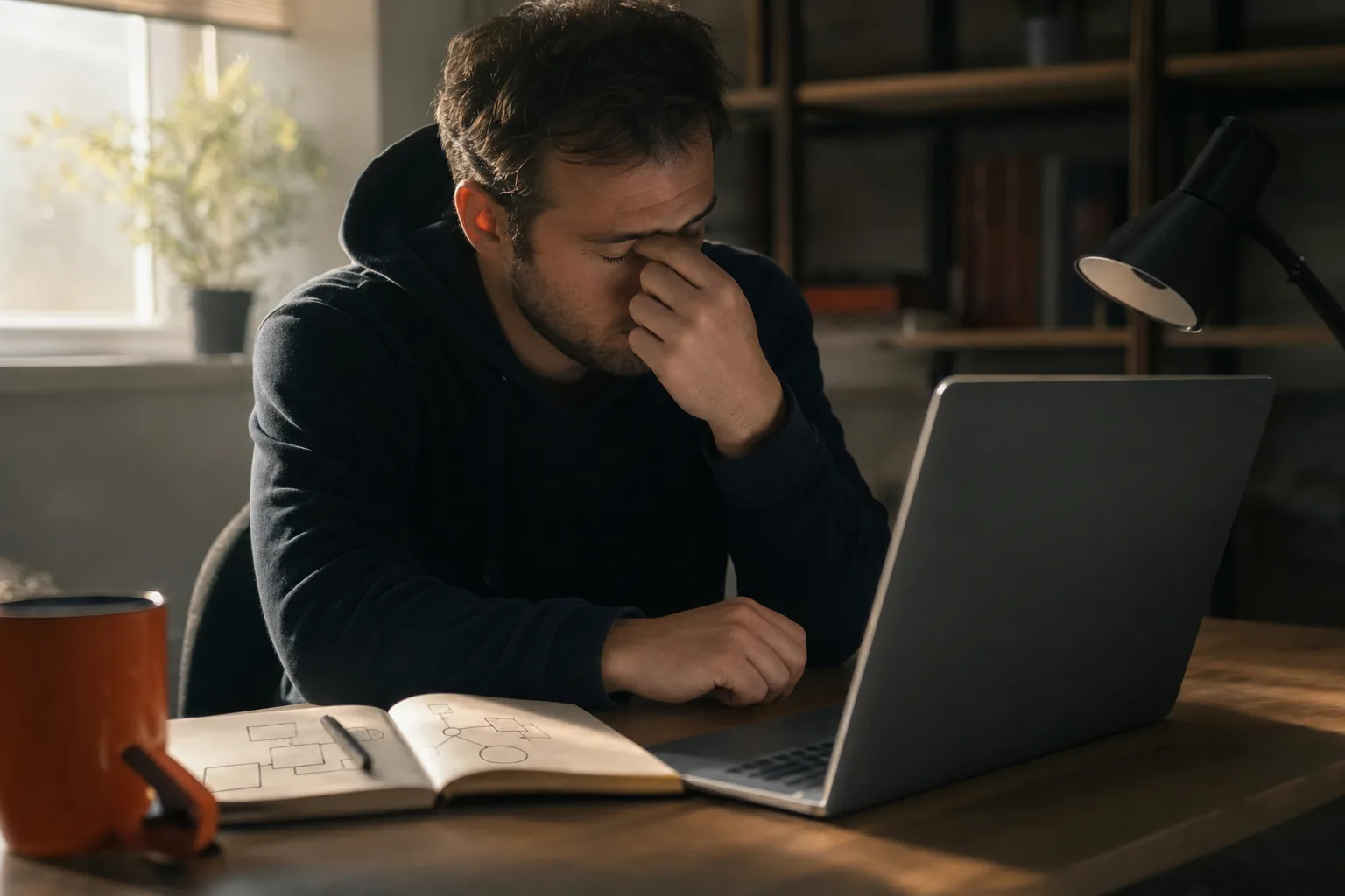 Emotional, mental, and physical signs of SaaS founder burnout.
