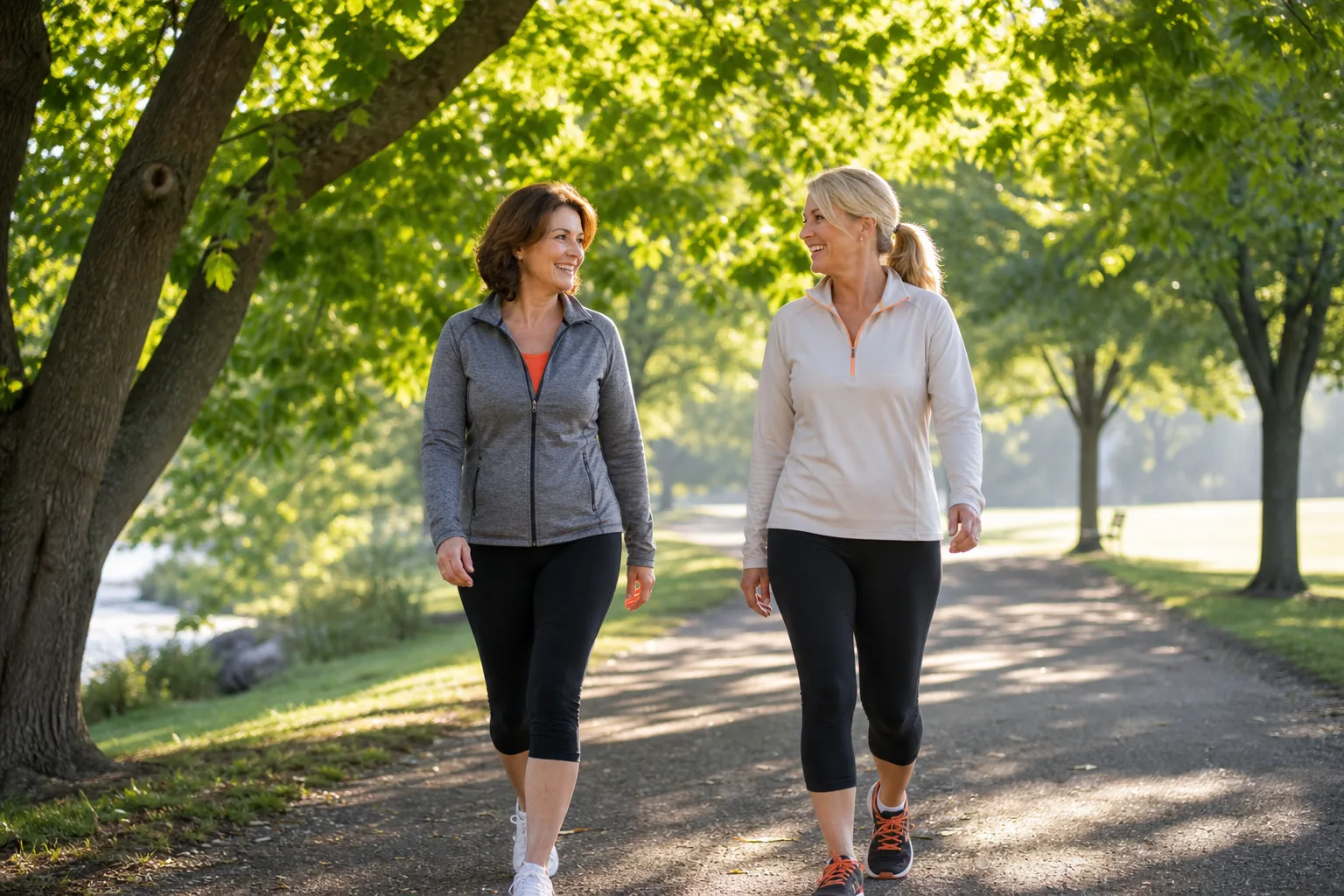 Women over 45 supporting nutrition, movement, and recovery during medical weight loss in Edmond, Oklahoma.