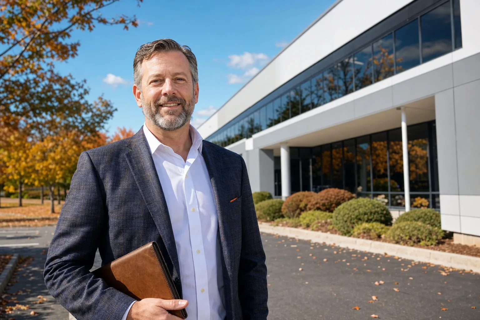 Commercial property owner reviewing broker commission and expected net proceeds.