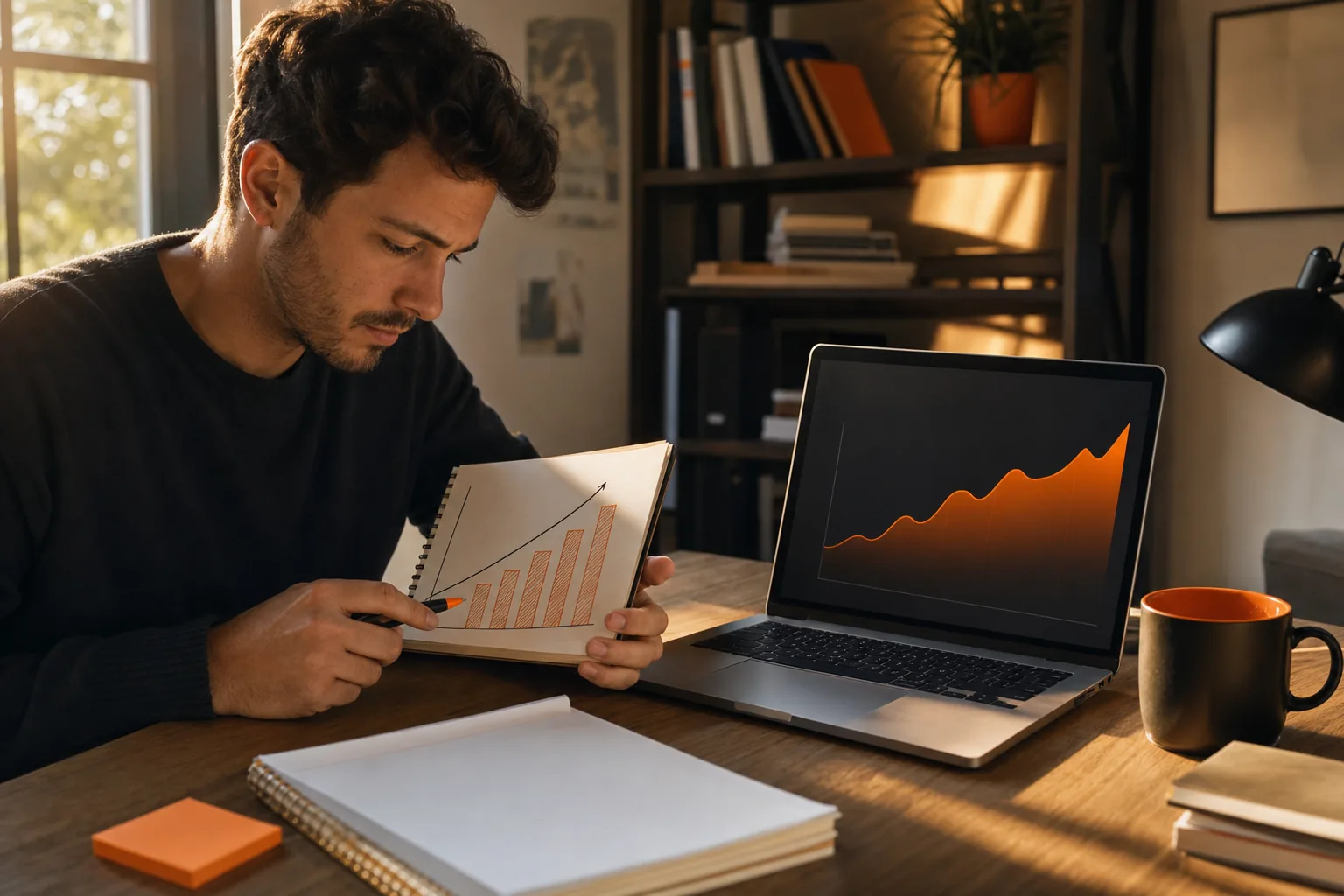 SaaS founder mapping the customer and revenue targets needed to reach $10K MRR.