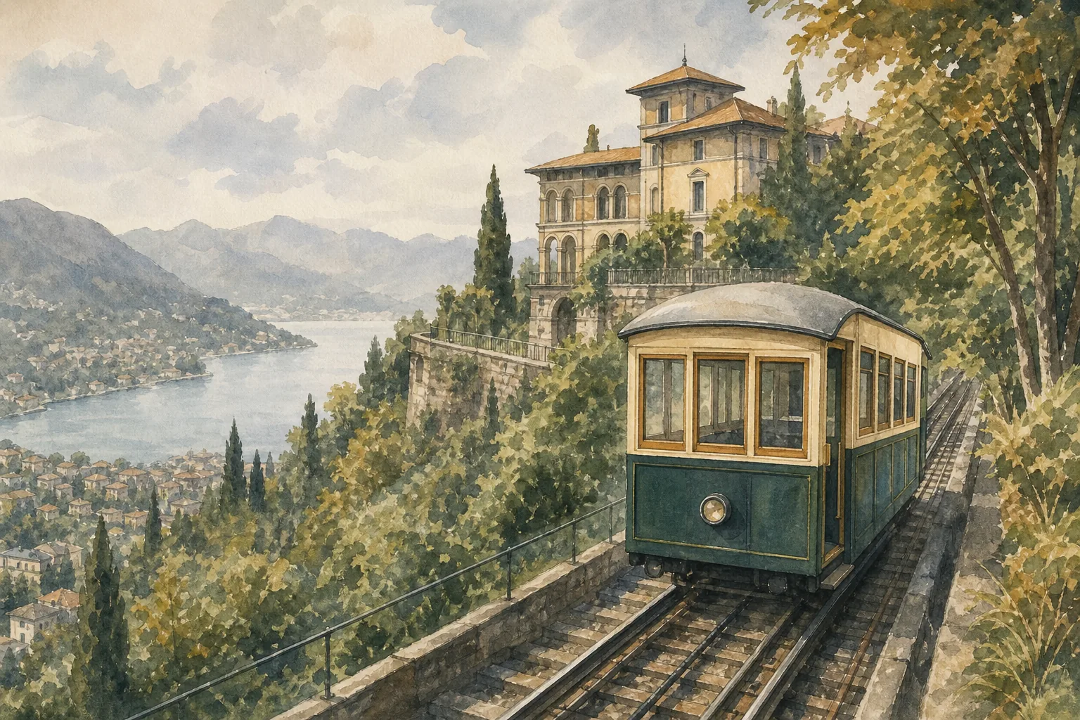 Brunate funicular and estate travel guide