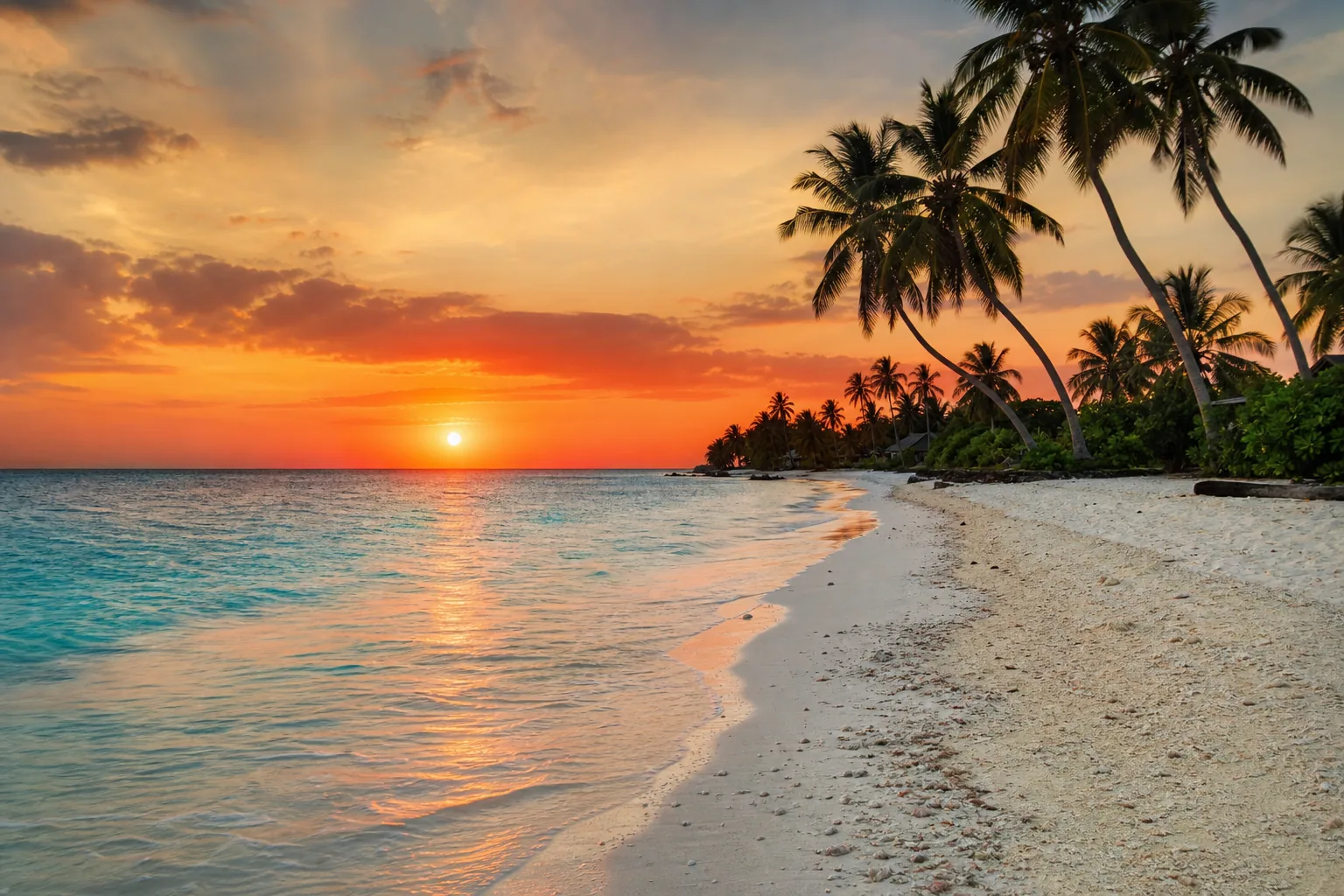 Zanzibar beach sunset