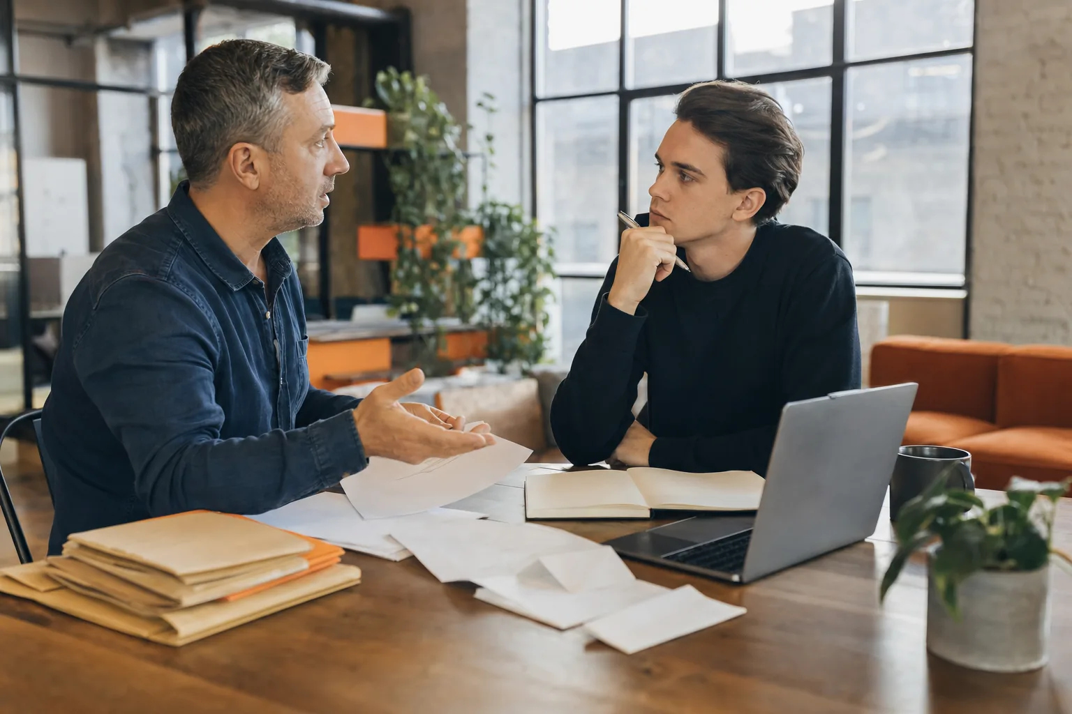 SaaS founder interviewing a customer to validate a painful business problem.
